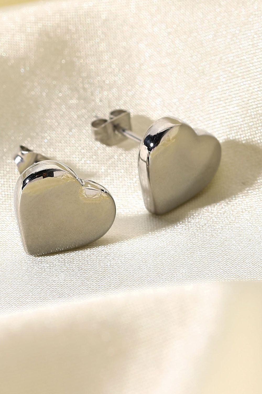 Heart Charm Studs