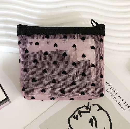 Chic Mesh Travel Cosmetic Organizer