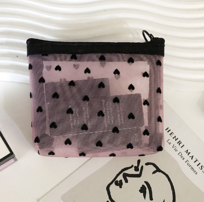 Chic Mesh Travel Cosmetic Organizer