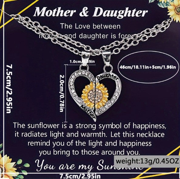 Sunshine Flower Charm Necklace
