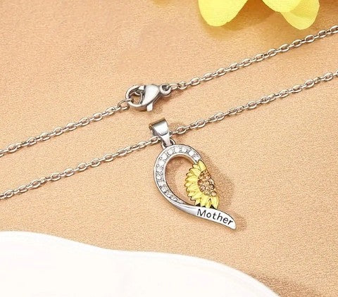 Sunshine Flower Charm Necklace