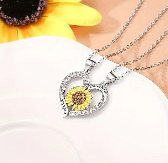 Sunshine Flower Charm Necklace