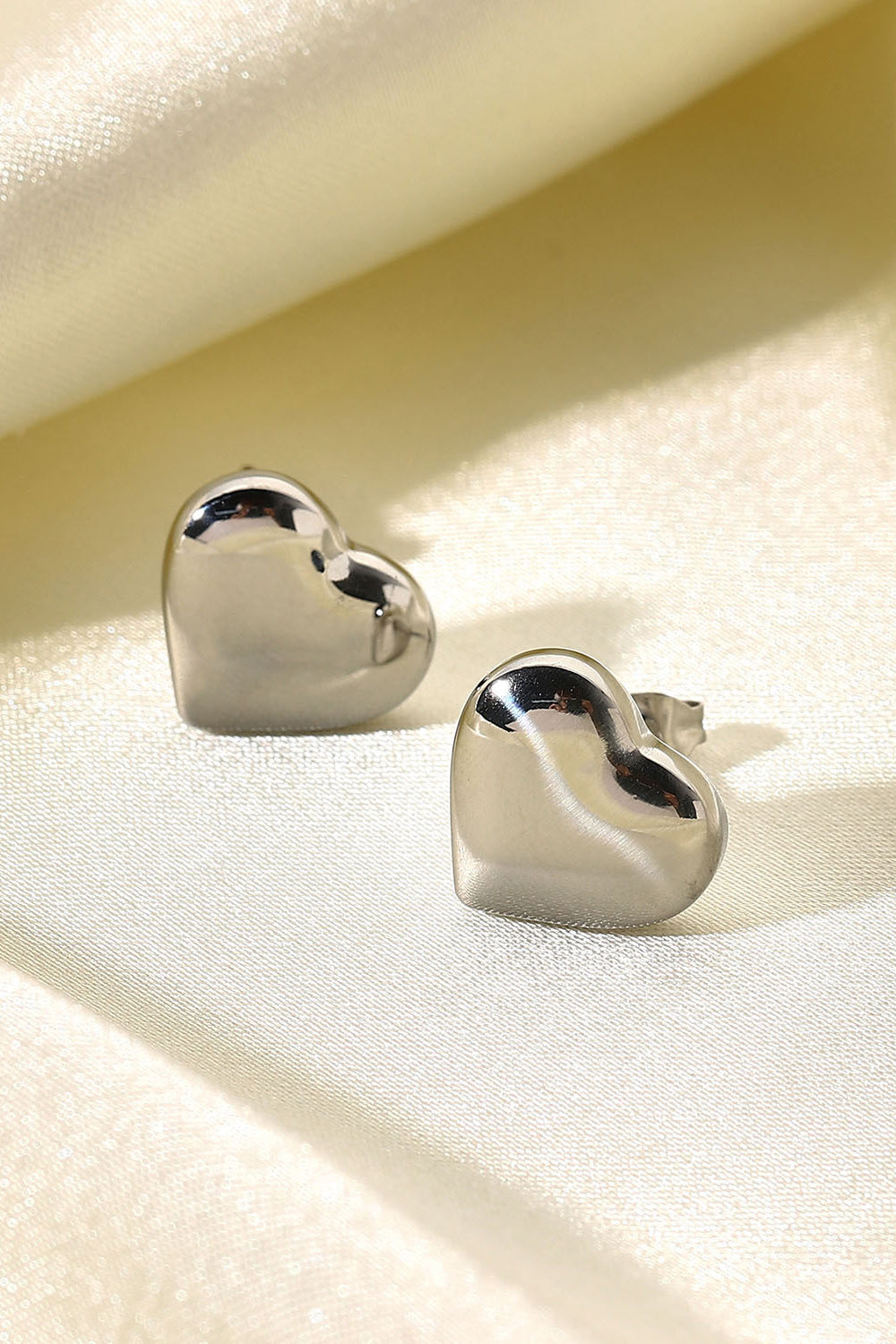 Heart Charm Studs