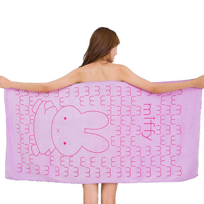 Chic Cartoon Beach Towel Dress