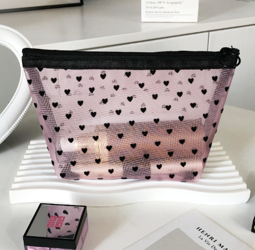 Chic Mesh Travel Cosmetic Organizer