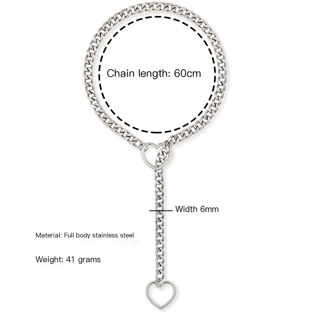 Heart Charm Adjustable Necklace