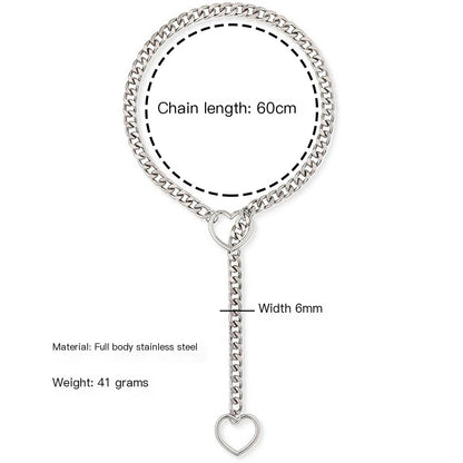 Heart Charm Adjustable Necklace