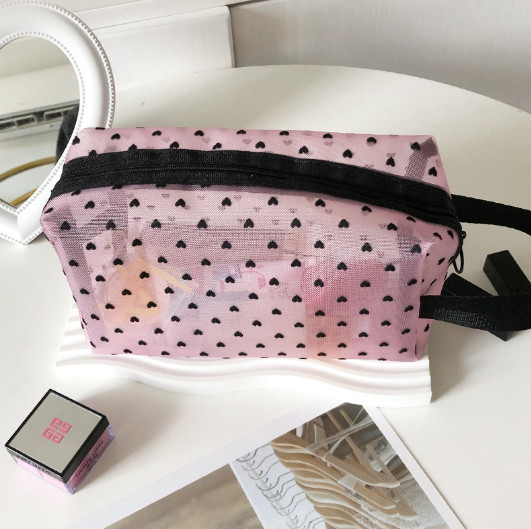 Chic Mesh Travel Cosmetic Organizer
