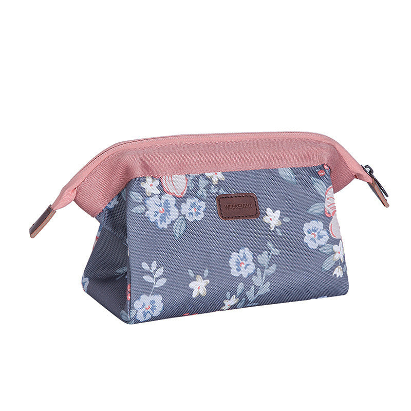 WEEKEIGHT Flamingo Makeup Bag - Compact Travel Pouch