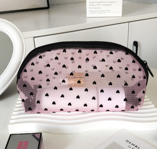 Chic Mesh Travel Cosmetic Organizer