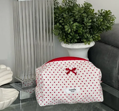 Chic Heart Cosmetic Pouch